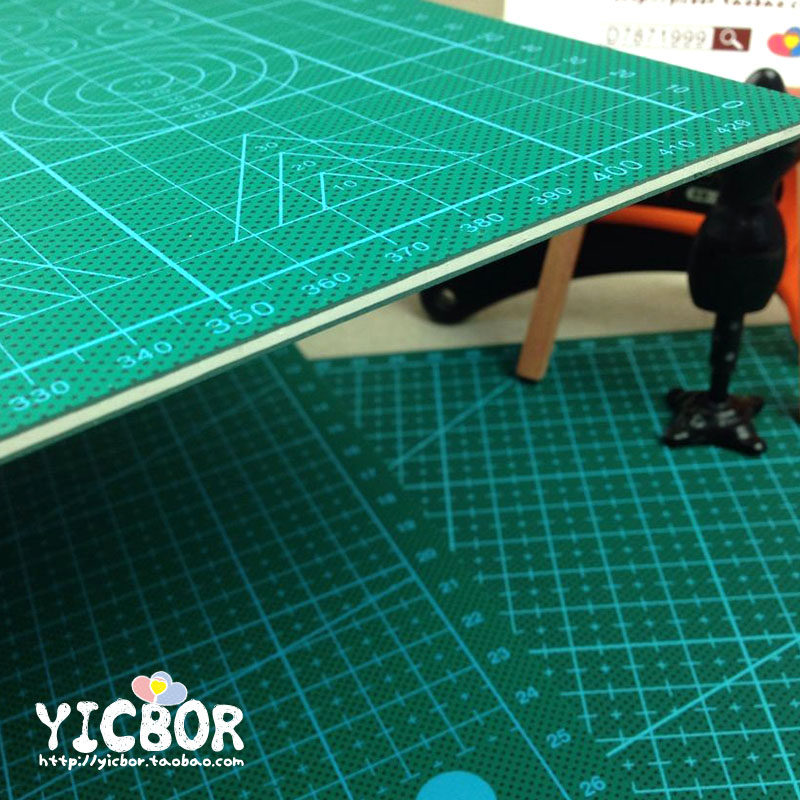 九洋切割垫板 白芯灰芯刻板 绿色双面雕刻垫板介刀板 A1/A2/A3/A4