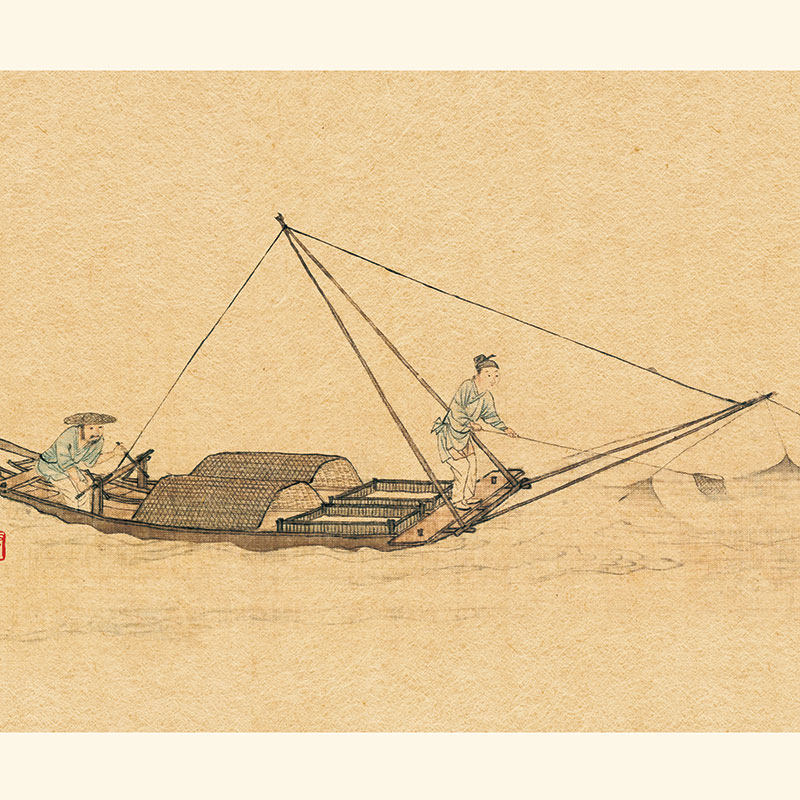 水墨宣言新中式极简国画趣味字画装饰画年年有渔挂画书房茶室墙画