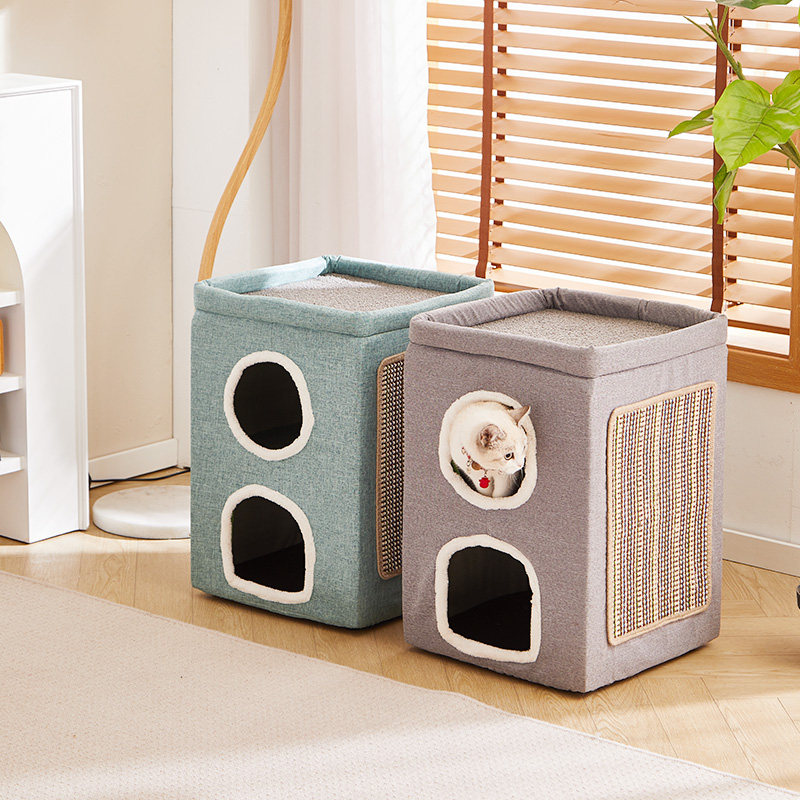 猫窝三层猫爬架子四季通用冬季保暖剑麻桶猫咪屋猫抓板一体猫窝架,宠物/宠物食品及用品,猫窝/屋/帐篷/沙发,淘宝优惠券,粉丝福利购,淘宝优惠卷