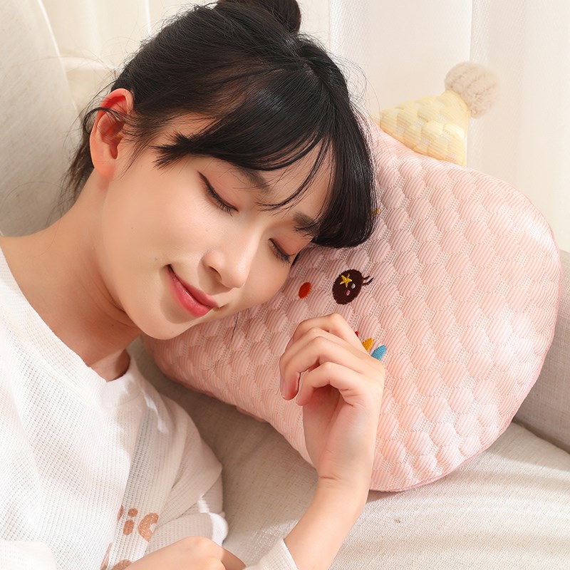 冰豆豆午睡枕趴睡枕办公室抱枕女生午休神器小学生桌上睡觉枕头夏