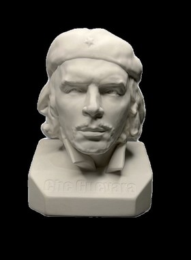 切格瓦拉古巴英雄人物石膏雕塑桌面酒柜书架家居装饰摆件纪念品