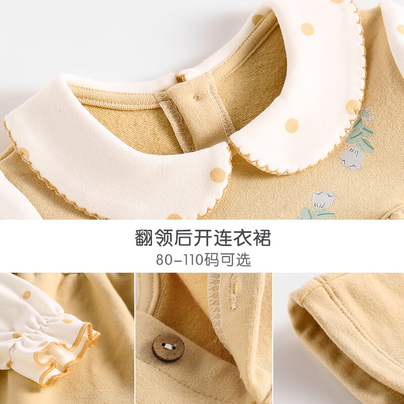 女童公主裙洋气连衣裙秋季婴儿童秋装宝宝秋冬小童女孩春秋款裙子