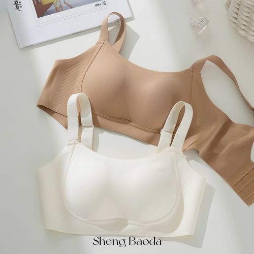 2024款大胸显小内衣女胖umm收副乳防下垂承托聚拢无钢圈夏季薄款