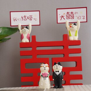 创意结婚礼物送新人闺蜜姐t姐哥新婚礼品 实用婚庆房卧室个性摆件