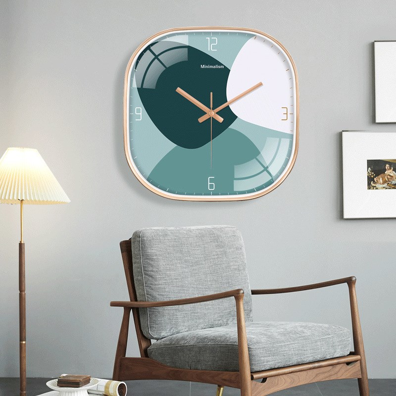 【10英寸25CM】现代简约挂钟北欧装饰创意时钟静音客厅钟表墙壁钟