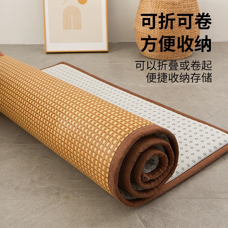 打地铺睡垫神器铺地上睡觉垫子家用凉席I地垫榻榻米床垫子折叠防