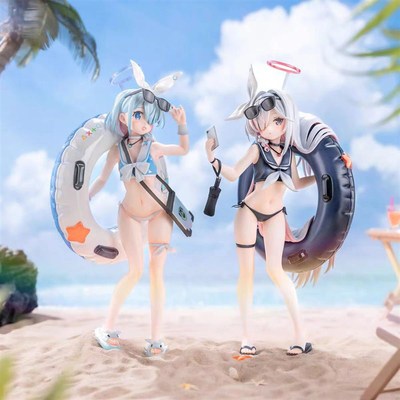 【全款】蔚蓝档案泳装阿罗娜普拉娜手办二次元美少女雕像模型摆件