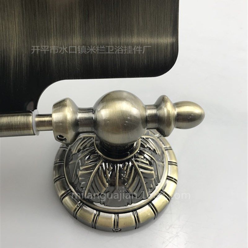 欧式雕花青古铜卷纸架掀盖浴室厕纸架纸巾架   卫浴五金挂件