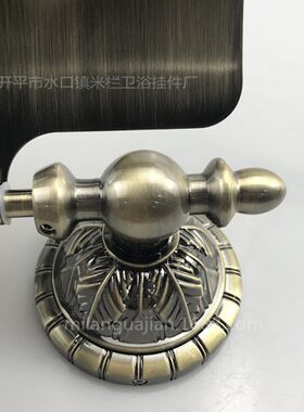 欧式雕花青古铜卷纸架掀盖浴室厕纸架纸巾架   卫浴五金挂件