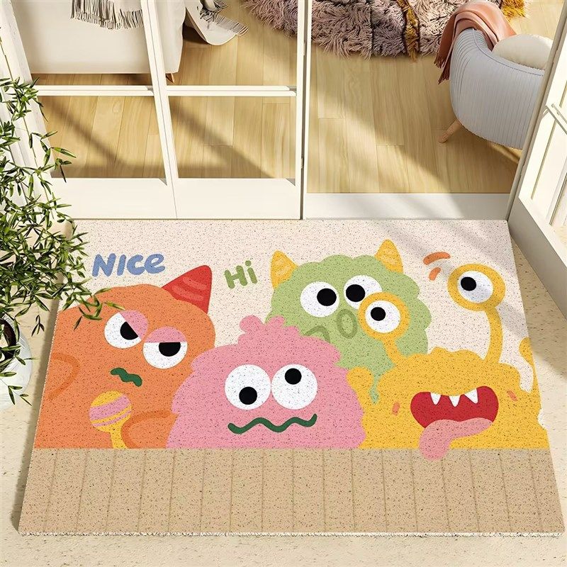 入户门户地垫家用门垫进地毯门口踩脚垫M进门防滑垫子丝圈卡通