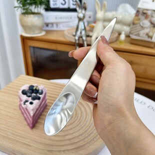 开胃冰勺304不锈钢海鲜勺吃播勺主餐勺甜品勺家用搅拌勺蜂蜜勺