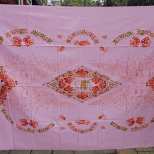 Y棉布花床单 招待大单 库存老货 印花床单