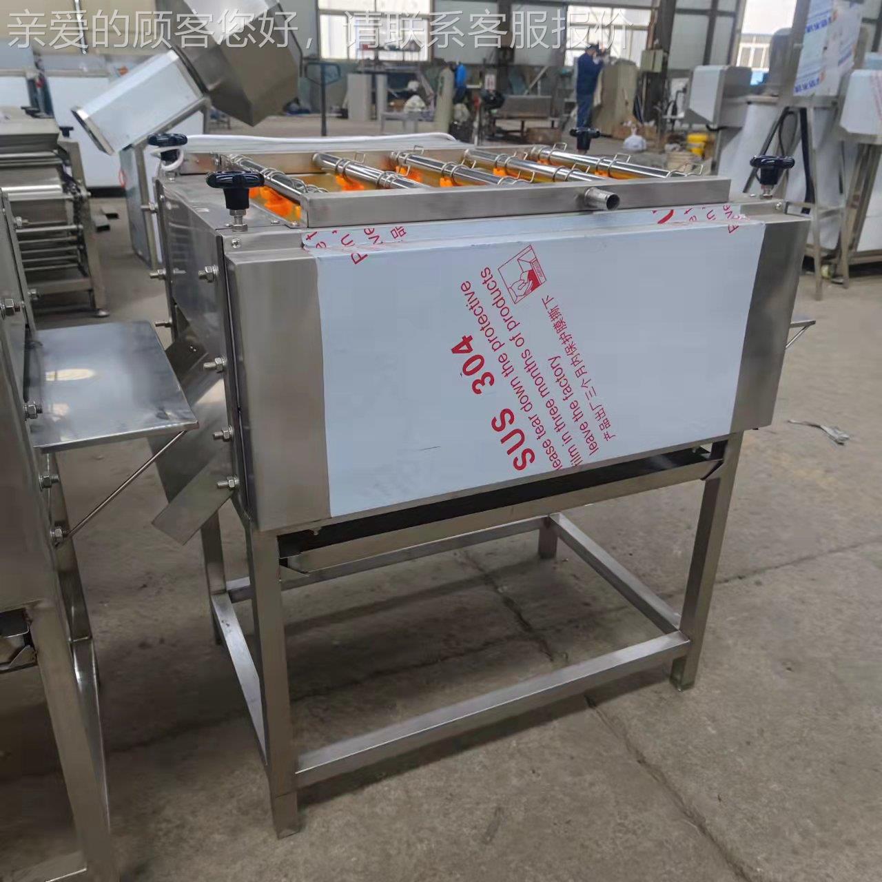 粽叶清层洗机叶LRP两毛辊洗去叶机槲树叶清洗荷设备大叶子喷淋泥