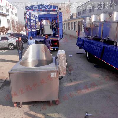 豆泡油炸机 电加电热型热豆泡炸机宜价福豆泡油油炸机器设备格
