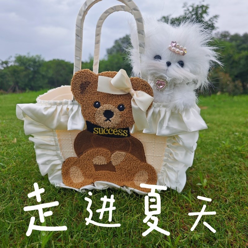 宠物猫咪狗狗外出包手提包可爱便携马尔济斯西施约克夏小型犬茶杯