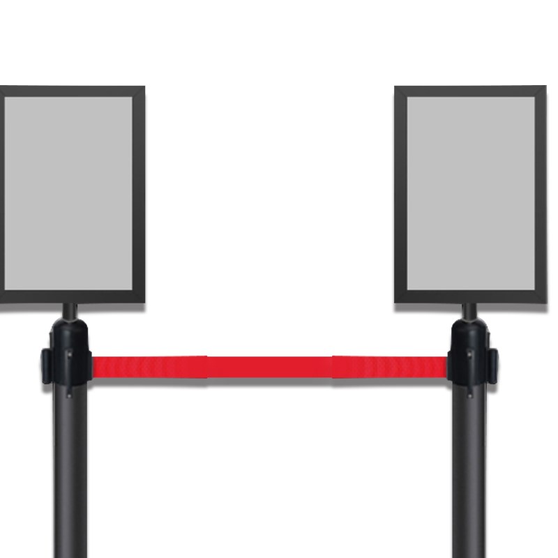 信霆 XT-ZSPB 伸缩带隔离柱展示牌带红色隔离带(套)