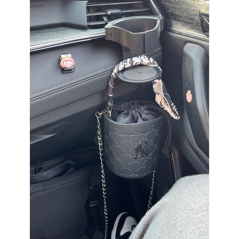 夏天冰镇饮料奶茶用车载水杯架杯托茶架汽车用空调出风口固定支架