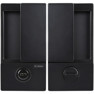 卧室木门房门锁磁吸内嵌平开移门锁极简静音推拉无把手双面隐形锁