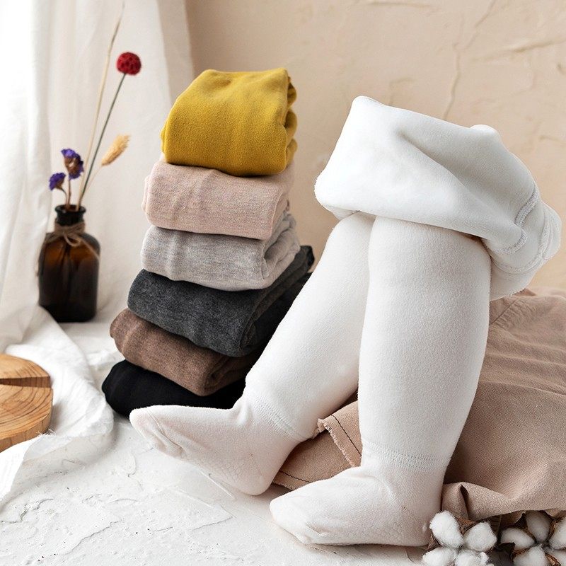 傲娇妞加厚秋冬儿童打底裤袜宝宝连裤袜加绒女童打底裤婴幼儿大pp