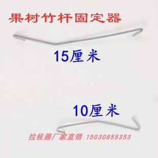 竹竿固定卡子主干绿力篱笆铁支柱果园卡子夹花卉固定器包邮