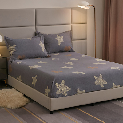 全棉磨毛加厚床笠单件席梦思保护套纯棉床罩1.2/1.5m定制任意尺寸