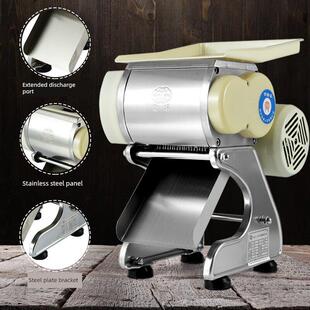 包邮全球切肉机电动商用切片切丝机不锈钢切肉丝切菜机家用切片机