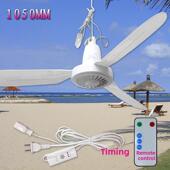 直销1050三叶无声客厅家用吊扇餐厅家用高风出租电扇