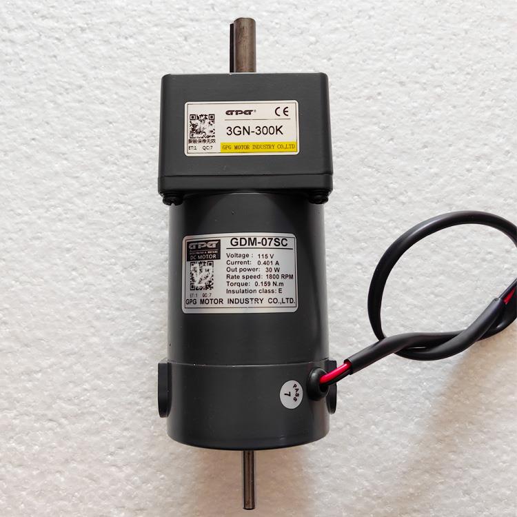 披萨烤箱电机GPG台邦115V30W直流GDM-07SC/1800转/3GN-300K/360K