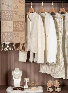 样板间衣帽间摆件轻奢样板房套装全屋定制家居展厅软装衣柜装饰品