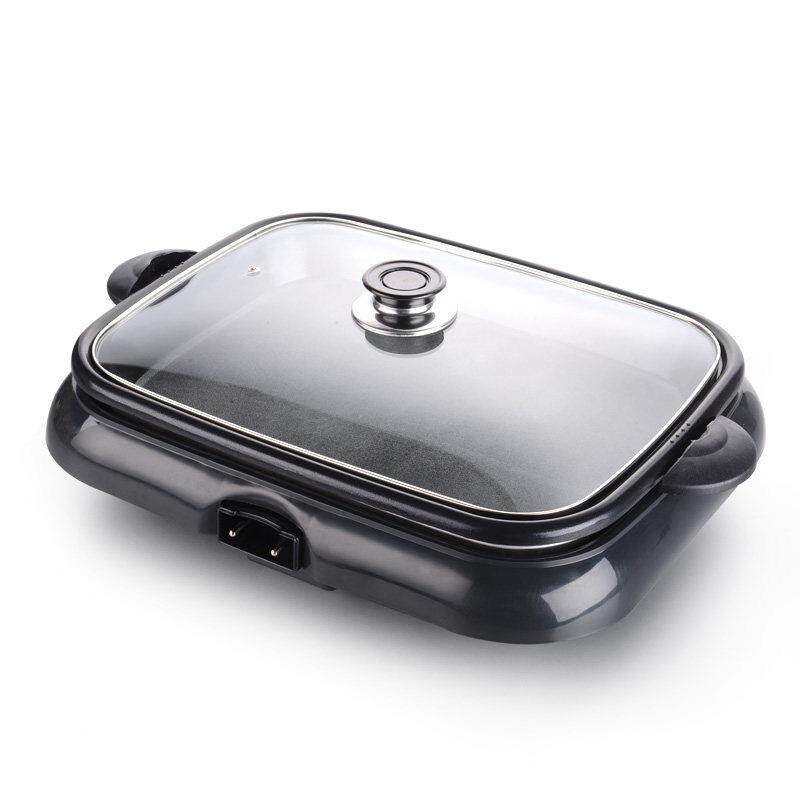 纸包鱼专用锅商用餐厅电烤鱼炉商用不粘烤肉锅纸上烤鱼分离式烧烤