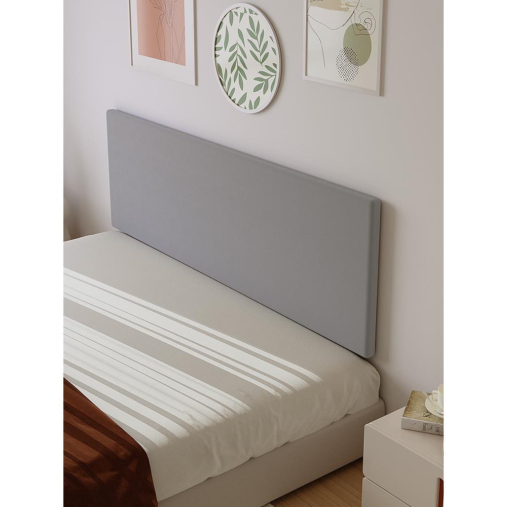 肆季家 床头靠垫海绵榻榻米软包靠枕罩墙围床头套罩防撞高端定制