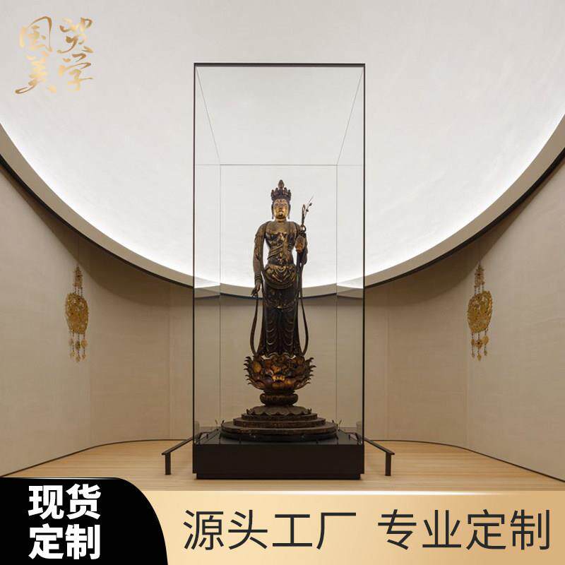 博物馆展柜恒温恒湿文物瓷器美术展览馆高柜沿墙柜电动平移展示柜