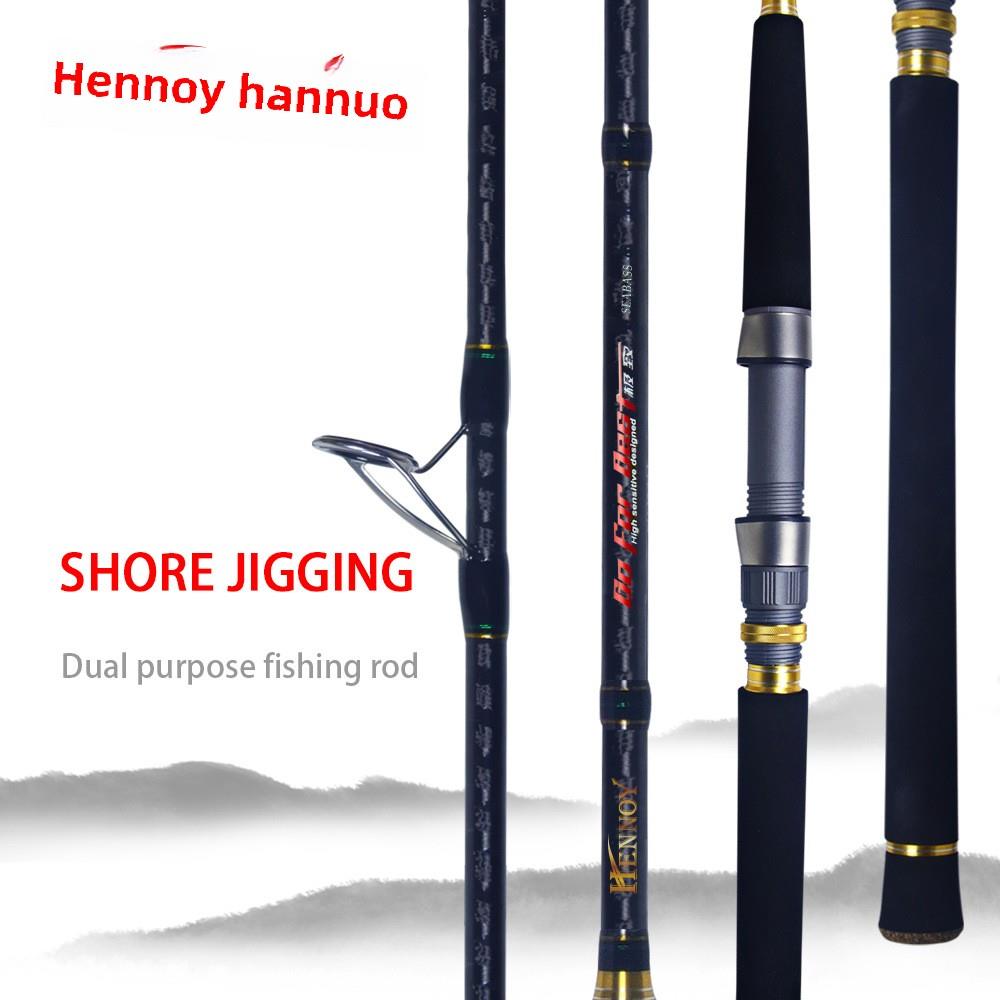 岸上抛竿船钓竿远程抛竿攀浪竿铁板竿2.7m Mh可调海鲈鱼竿鲈鱼竿