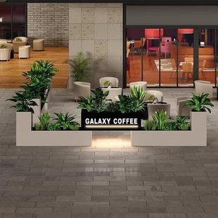 定制户外花箱组合商场街道样品屋展示中心咖啡厅餐饮店室内室外花