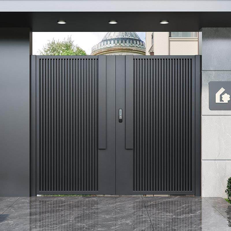 铝合金庭院门户外铝艺农村自建房院子门双开大门别墅围墙花园门楼