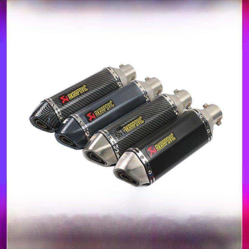 摩托车改装跑车福喜川崎大排量赛车小六角通用黄龙600天蝎排气管