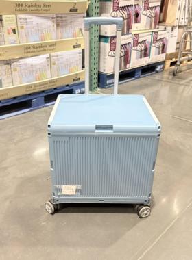 开市客代PRECISE可折叠万向轮便携爬楼拉杆购物车承重75kg买菜车