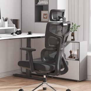 捷奥人体工学椅办公电脑椅舒适久坐可躺家用转椅电竞椅网布透气椅