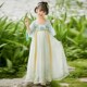 夏季 超仙儿童古风连衣裙夏款 薄款 夏装 中国风2024新款 汉服女童古装