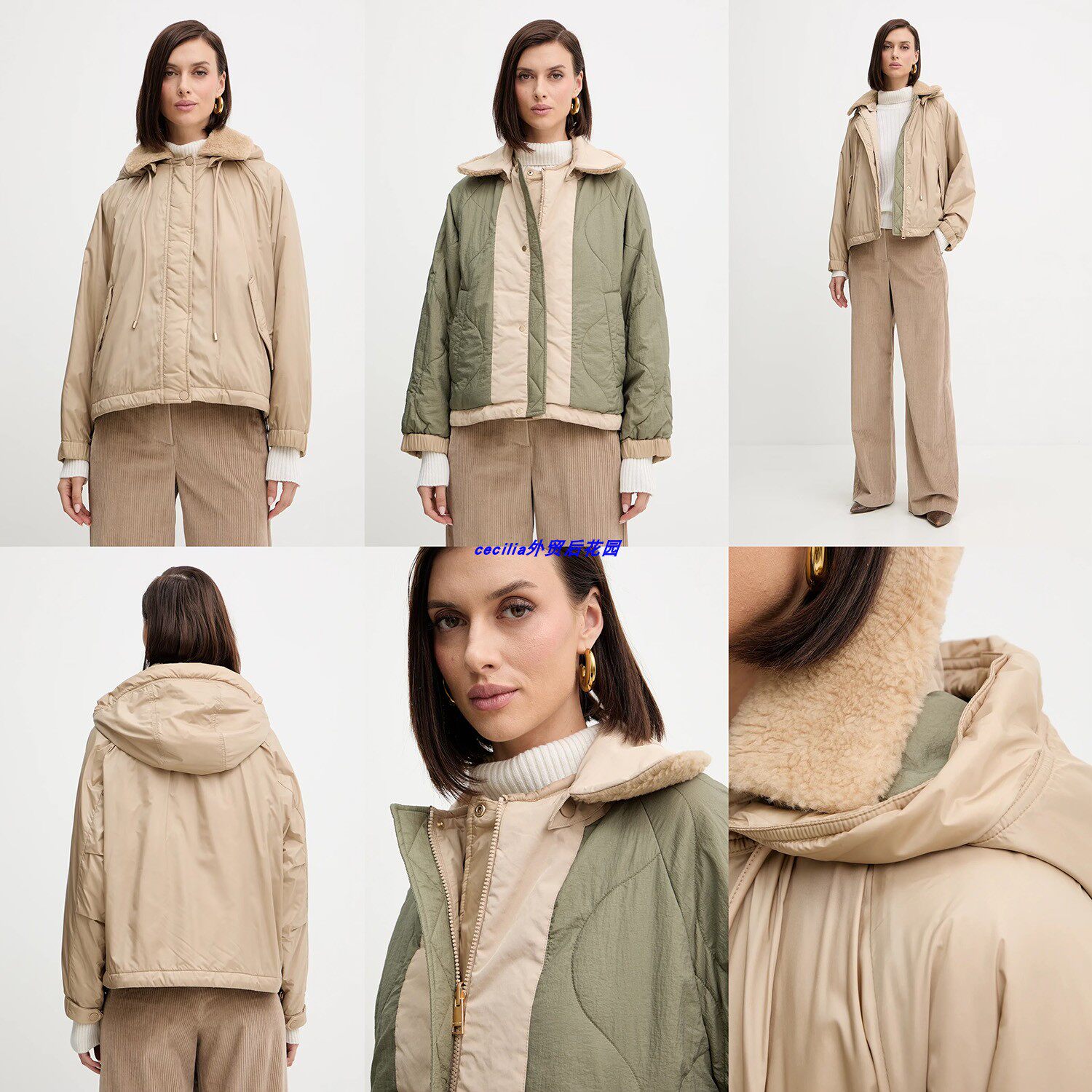 CICI自留好物MM家纯尾巴双面穿棉服外套