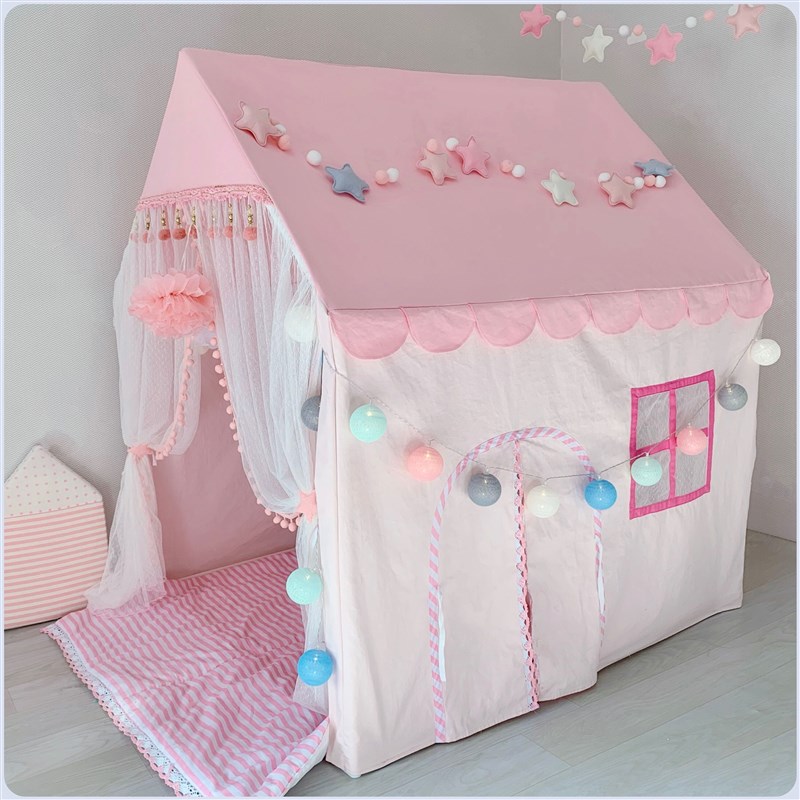 儿童半月帐篷室内游戏屋公房女孩宝宝摄影小房子家用小城堡