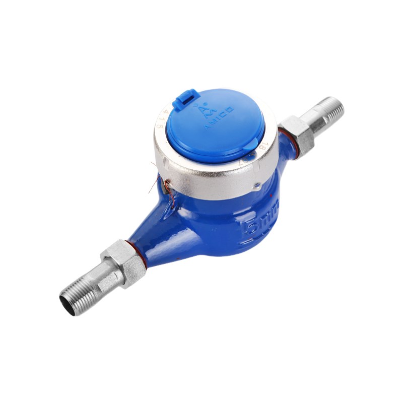 埃美柯水表家用旋翼式水表自来水国标机械螺纹大口径法兰分dn100