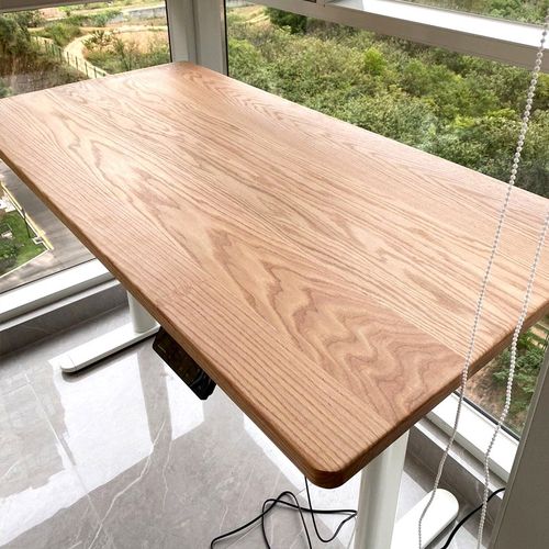 定制实木木板片隔板榉木橡木板子桌面桌板吧台材餐桌圆形