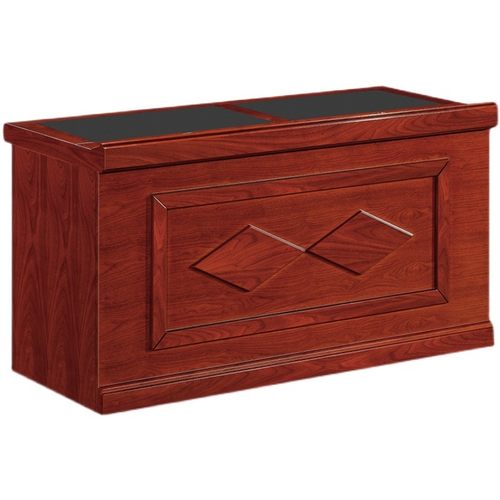 .米广东办公席台培训桌会议桌椅实木皮会议室演讲台2米