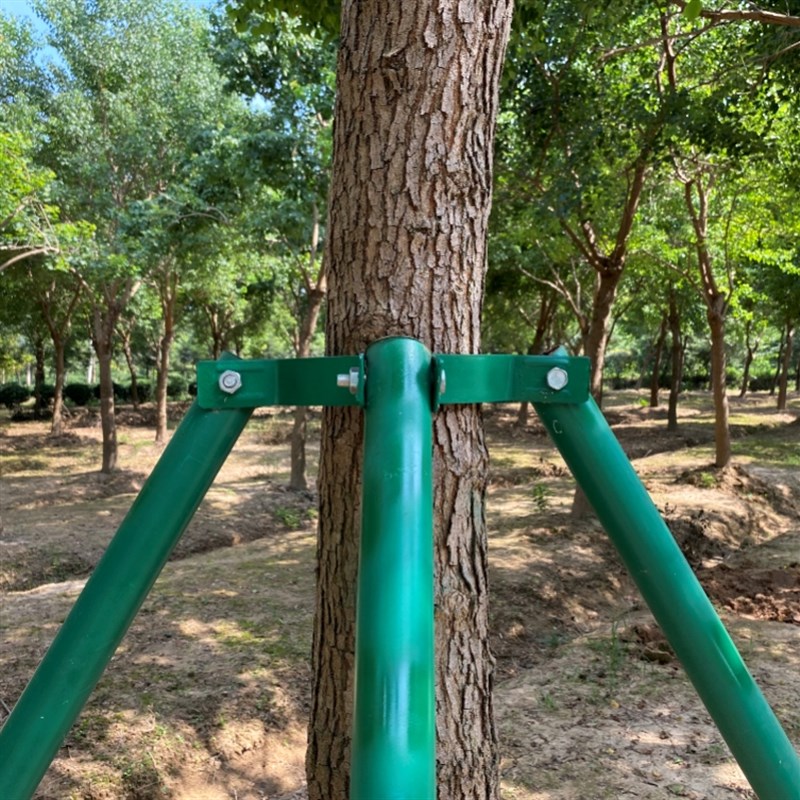 钢管树木支撑架园艺固定器园林防风大树支撑杆绿化苗木支架树撑