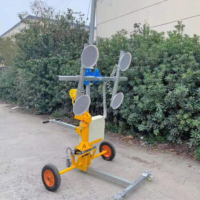 康祥机械手推式电动玻璃吸盘搬运车 玻璃搬运吊具 手推真空吸盘车