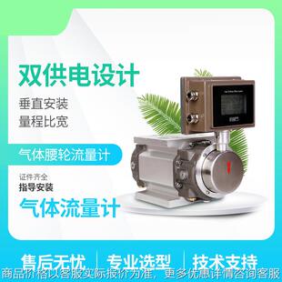 LLQ罗茨流量计气体计量表丙烷丁烷双供电 4-20MA输出耐腐蚀节能