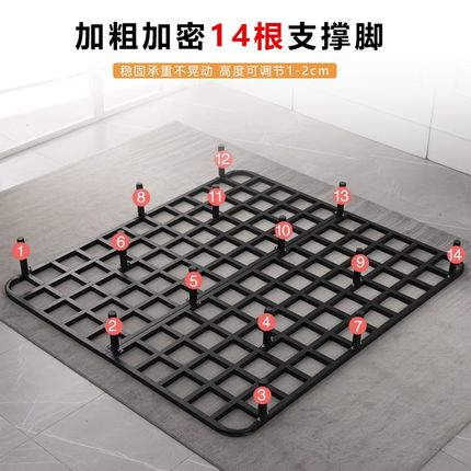 无床头排骨架床架子钢铁架床板支撑榻榻米防潮定制折叠加密1.5米