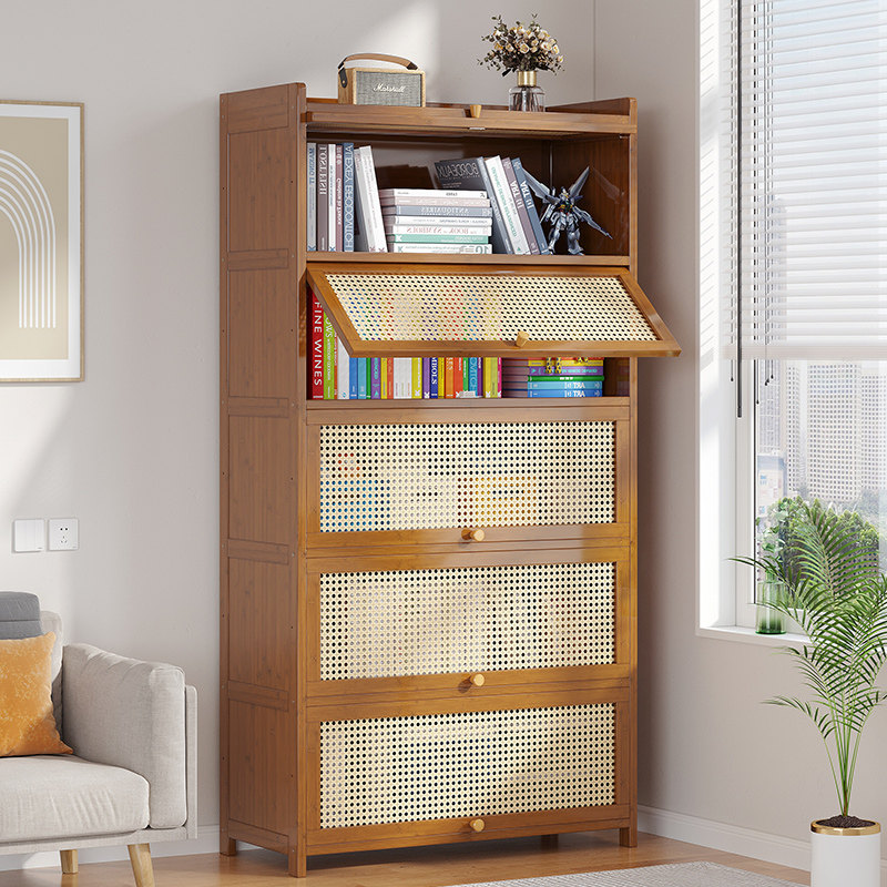 儿童防尘书柜多层置物架落地简易书架收纳柜家用客厅储物柜展示柜,住宅家具,儿童书柜,淘宝优惠券,粉丝福利购,淘宝优惠卷