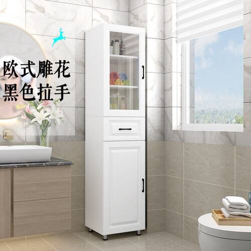 定制卫生间夹缝柜厨房储物收纳柜A酒柜墙角柜餐边柜窄柜子客厅厨